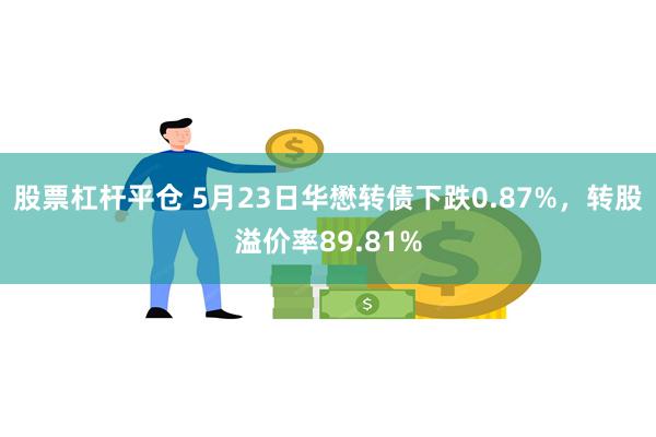 股票杠杆平仓 5月23日华懋转债下跌0.87%，转股溢价率89.81%