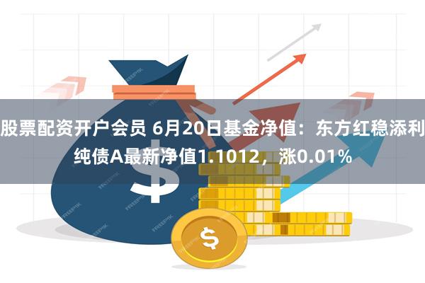 股票配资开户会员 6月20日基金净值：东方红稳添利纯债A最新净值1.1012，涨0.01%