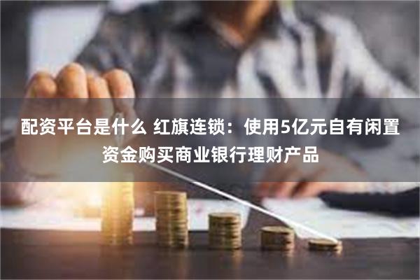 配资平台是什么 红旗连锁：使用5亿元自有闲置资金购买商业银行理财产品