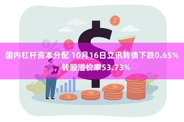 国内杠杆资本分配 10月16日立讯转债下跌0.65%，转股溢价率53.73%